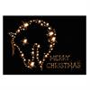 Ansichtkaart Kerst Glitter 