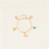 armband PaardenpraatTV Charms Colour Goud