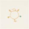 armband PaardenpraatTV Charms Colour Goud