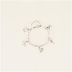 armband PaardenpraatTV Charms Zilver