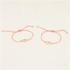 armband PaardenpraatTV Friends Roze