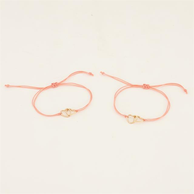 armband PaardenpraatTV Friends Roze