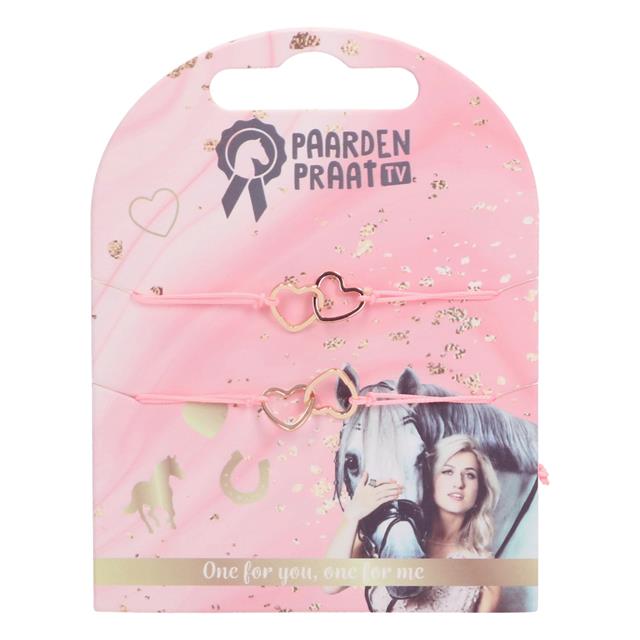 armband PaardenpraatTV Friends Roze