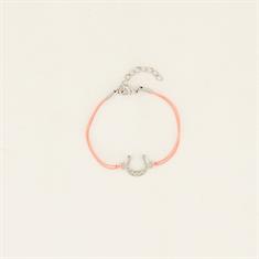 armband PaardenpraatTV Hoof Zilver