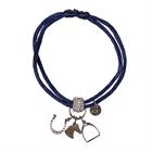 Armband QHP Nyomi Blauw