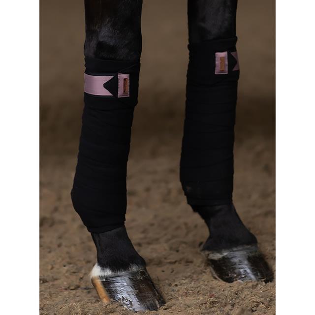 Bandages Equestrian Stockholm Anemone Zwart-roze