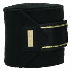 Bandages Equestrian Stockholm Black Gold Zwart-goud