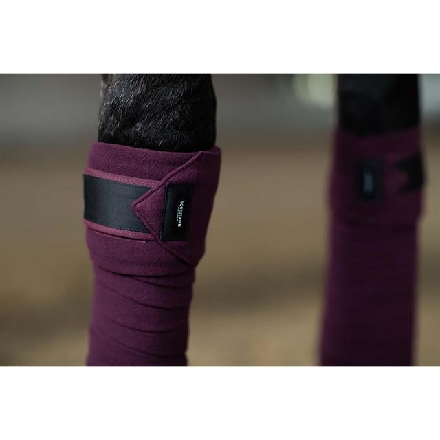 Bandages Equestrian Stockholm Fleece Black Raven Paars