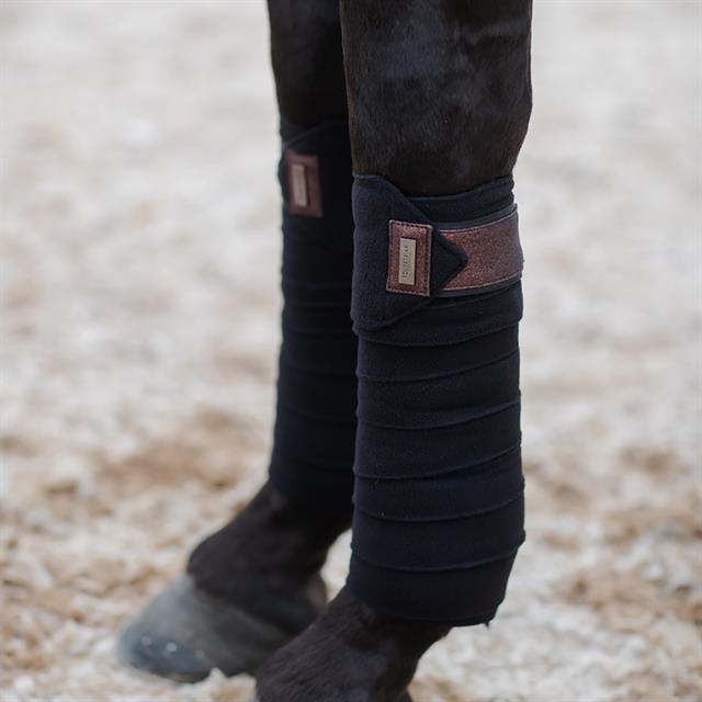 Bandages Equestrian Stockholm Mahogany Glimmer Zwart
