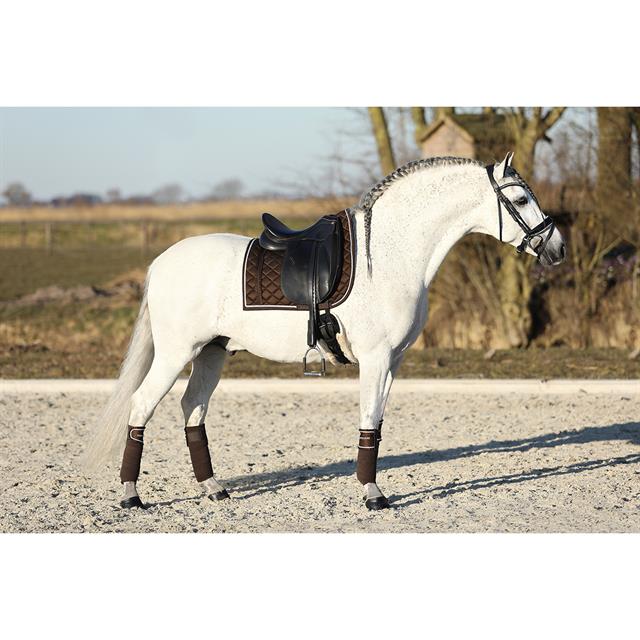 Bandages HORSEGEAR HGRuches 4-pack Donkerbruin