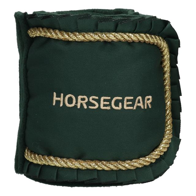 Bandages Horsegear Ruches 4-pack Donkergroen