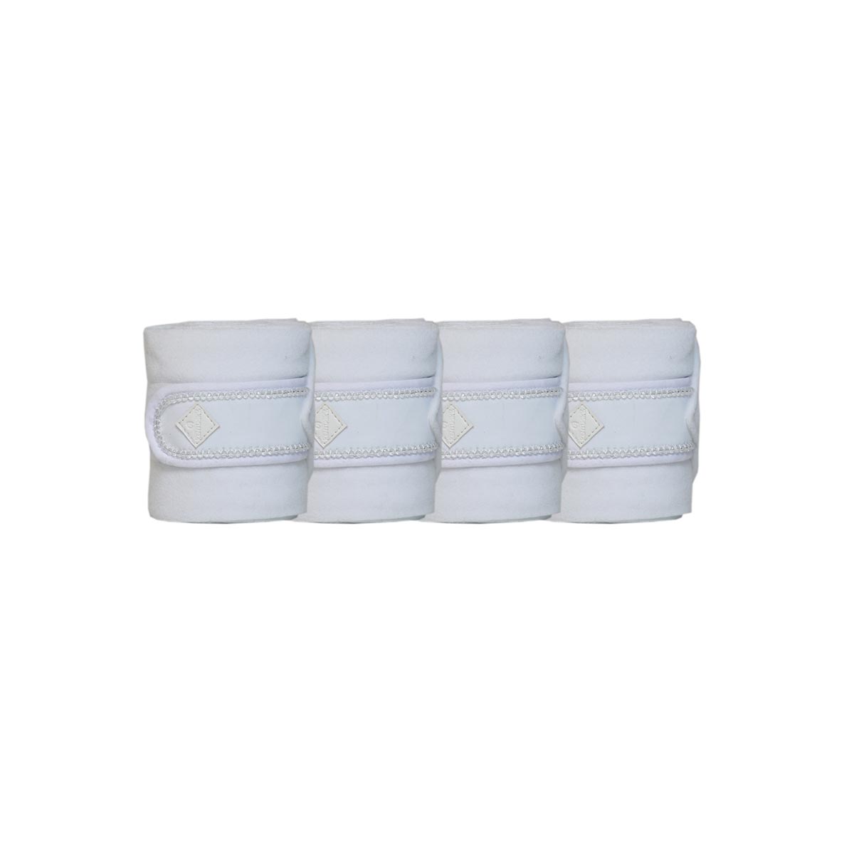 Kentucky Polar Fleece Polos Pearls - Wit - Maat Full