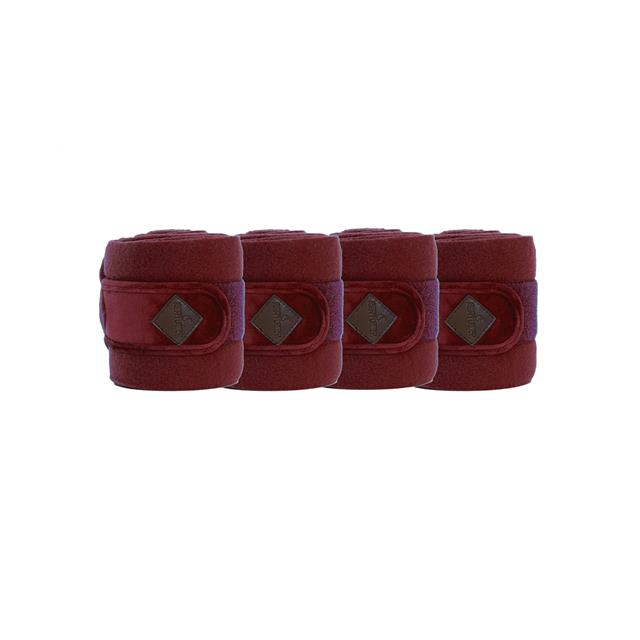 Bandages Kentucky Polar Fleece Velvet Donkerrood