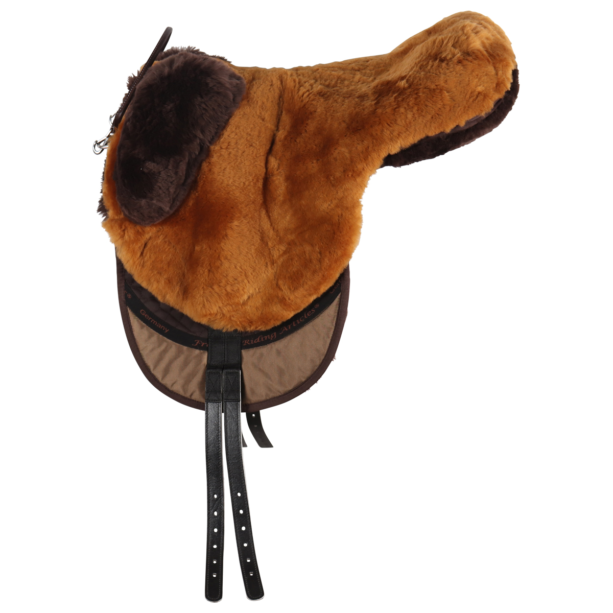 Bareback Pad F.r.a. Macon Extra Bruin-lichtbruin, PAARD in bruin/lichtbruin