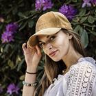Baseball Cap Kentucky Velvet Donkergeel