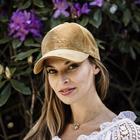 Baseball Cap Kentucky Velvet Donkergeel