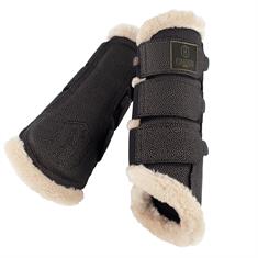 Beenbeschermer Eskadron Heritage Stingray Fauxfur Shett Zwart