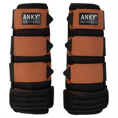 Beenbeschermers ANKY 3D Mesh Zwart-oranje