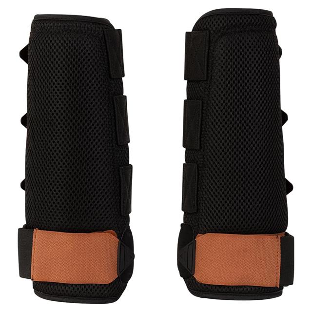 Beenbeschermers ANKY 3D Mesh Zwart-oranje