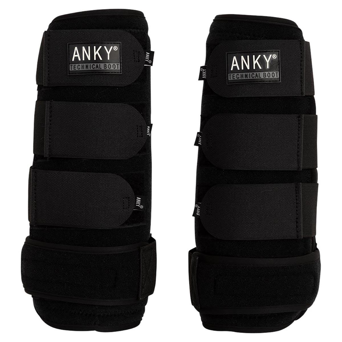 Beenbeschermers Anky Neopreen Zwart, XL in zwart