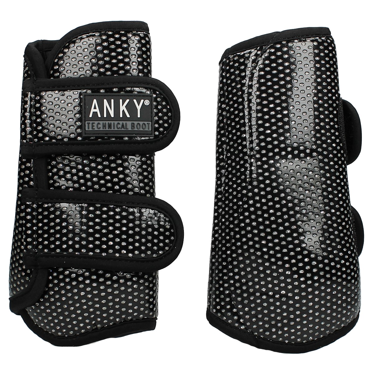 Beenbeschermers Anky Technical Shiny Zwart, L in zwart