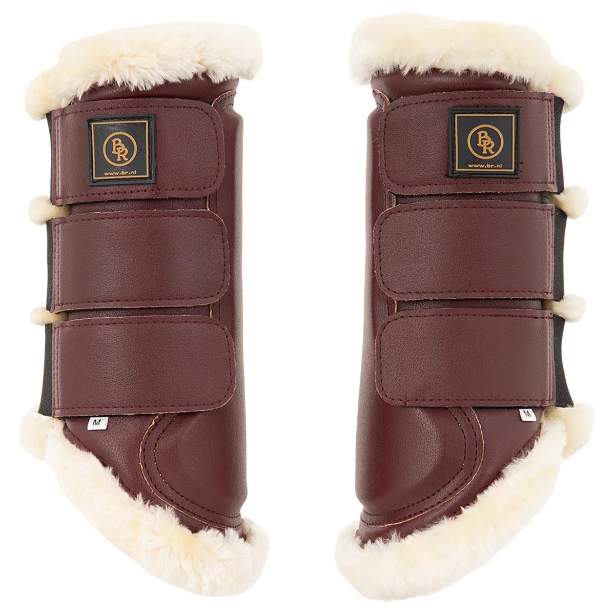 BR Beenbeschermer Majestic L Burgundy