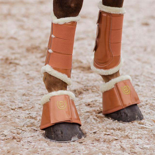 Beenbeschermers Equestrian Stockholm Bronze Gold Bruin-goud