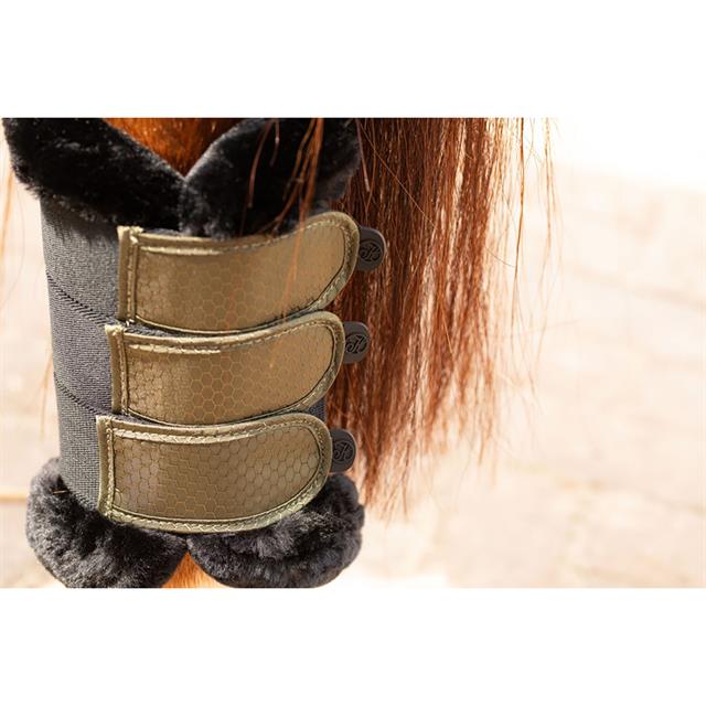 Beenbeschermers Harry's Horse Flextrainer Carbon Donkergroen