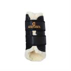Beenbeschermers Kentucky Turnout Leather Front Zwart