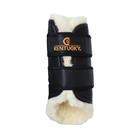 Beenbeschermers Kentucky Turnout Leather Hind Zwart