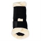Beenbeschermers LeMieux Fleece Edge Mesh Brushing Zwart-beige