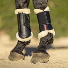 Beenbeschermers LeMieux Fleece Edge Mesh Brushing Zwart-beige