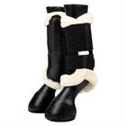 Beenbeschermers LeMieux Fleece Edge Mesh Brushing Zwart-beige