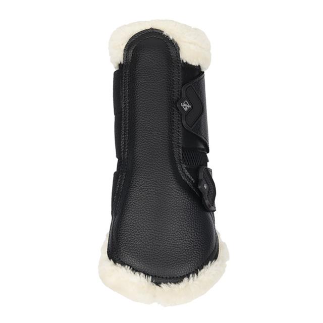 Beenbeschermers LeMieux Fleece Edge Mesh Brushing Zwart-beige