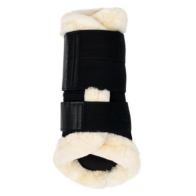 Beenbeschermers LeMieux Fleece Edge Mesh Brushing Zwart-beige