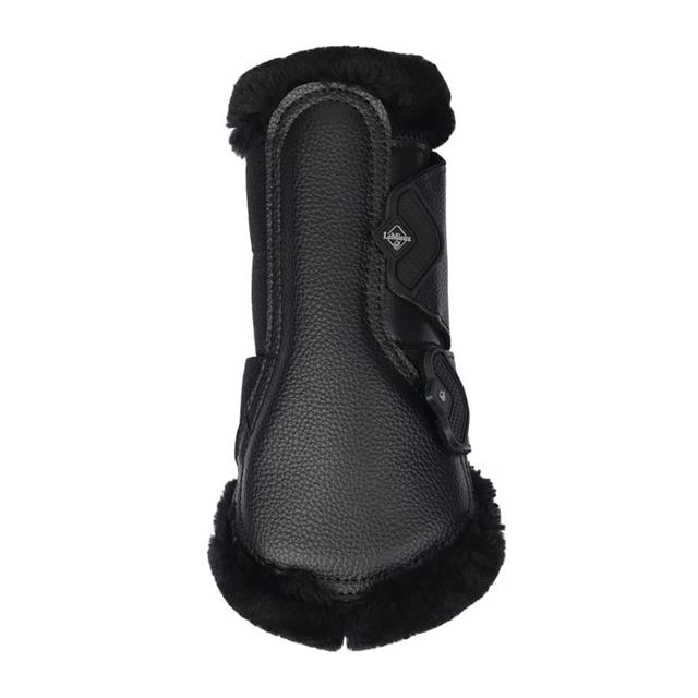 Beenbeschermers LeMieux Fleece Edge Mesh Brushing Zwart-zwart