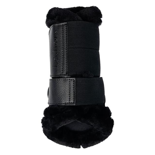 Beenbeschermers LeMieux Fleece Edge Mesh Brushing Zwart-zwart
