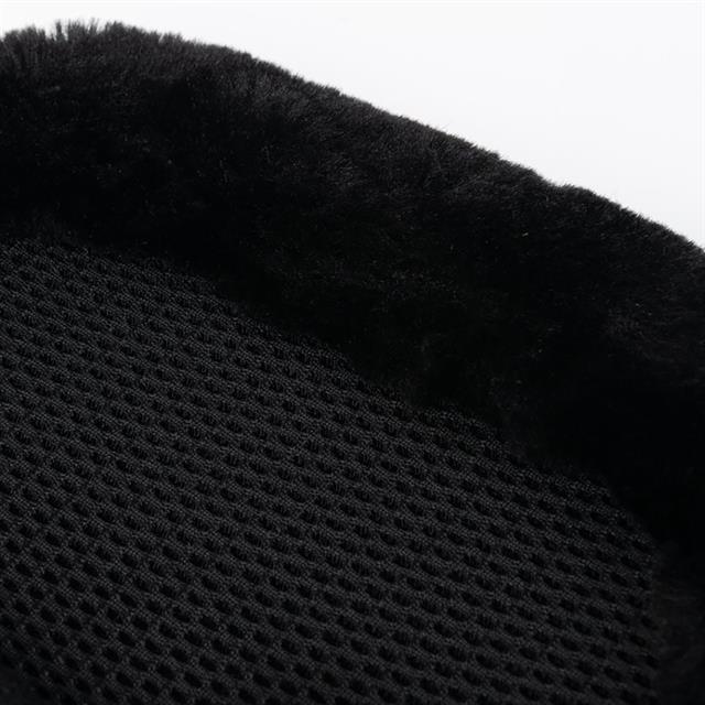Beenbeschermers LeMieux Fleece Edge Mesh Brushing Zwart-zwart