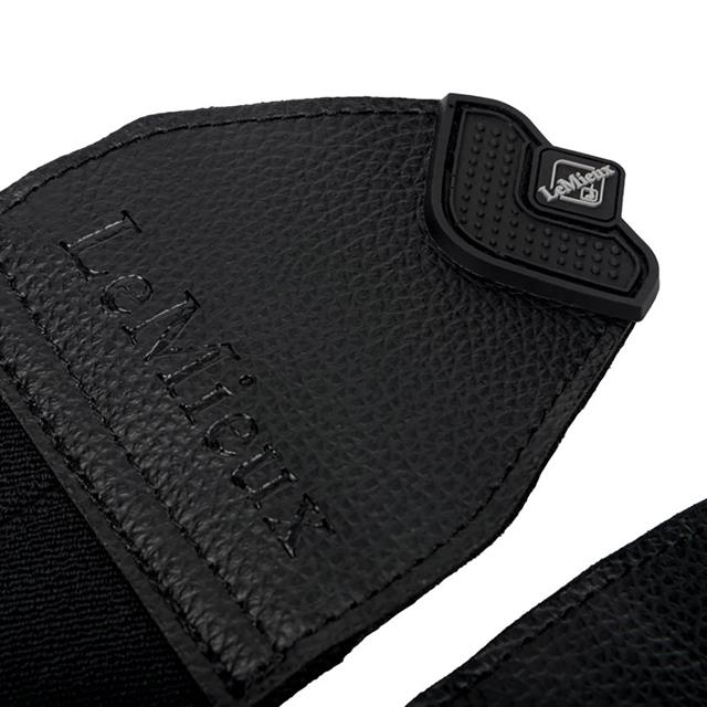 Beenbeschermers LeMieux Fleece Edge Mesh Brushing Zwart-zwart