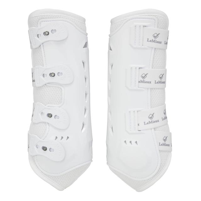 Beenbeschermers LeMieux Ultramesh Snug Boots Front Wit