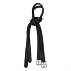 Beugelriemen HORSEGEAR HGLuxe Soft Leather Zwart
