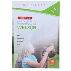 Blanco Certificaat KNHS Paard & Welzijn 