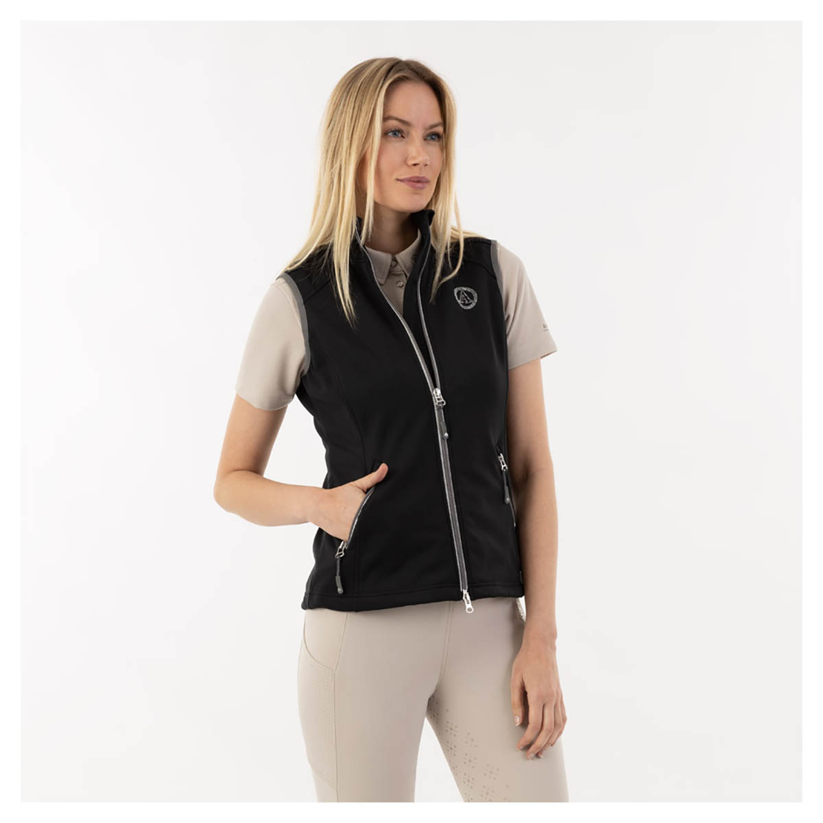 Bodywarmer Anky Sporty Zwart, S in zwart
