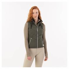 Bodywarmer Anky Stepped Donkergroen