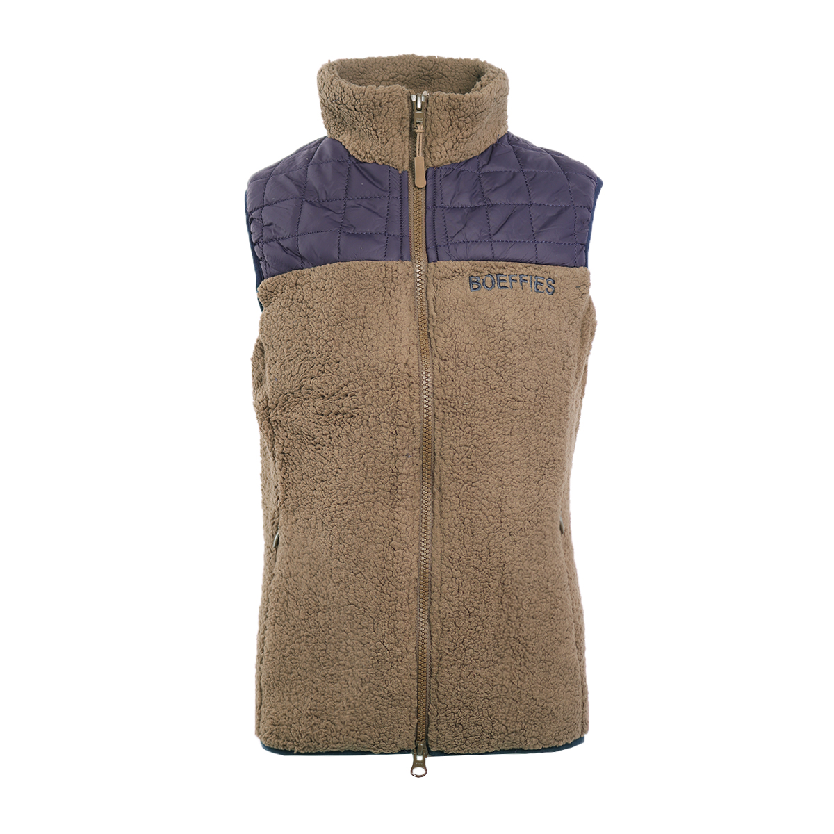 Bodywarmer Boeffies Boona Kids Donkerblauw, 104 in donkerblauw