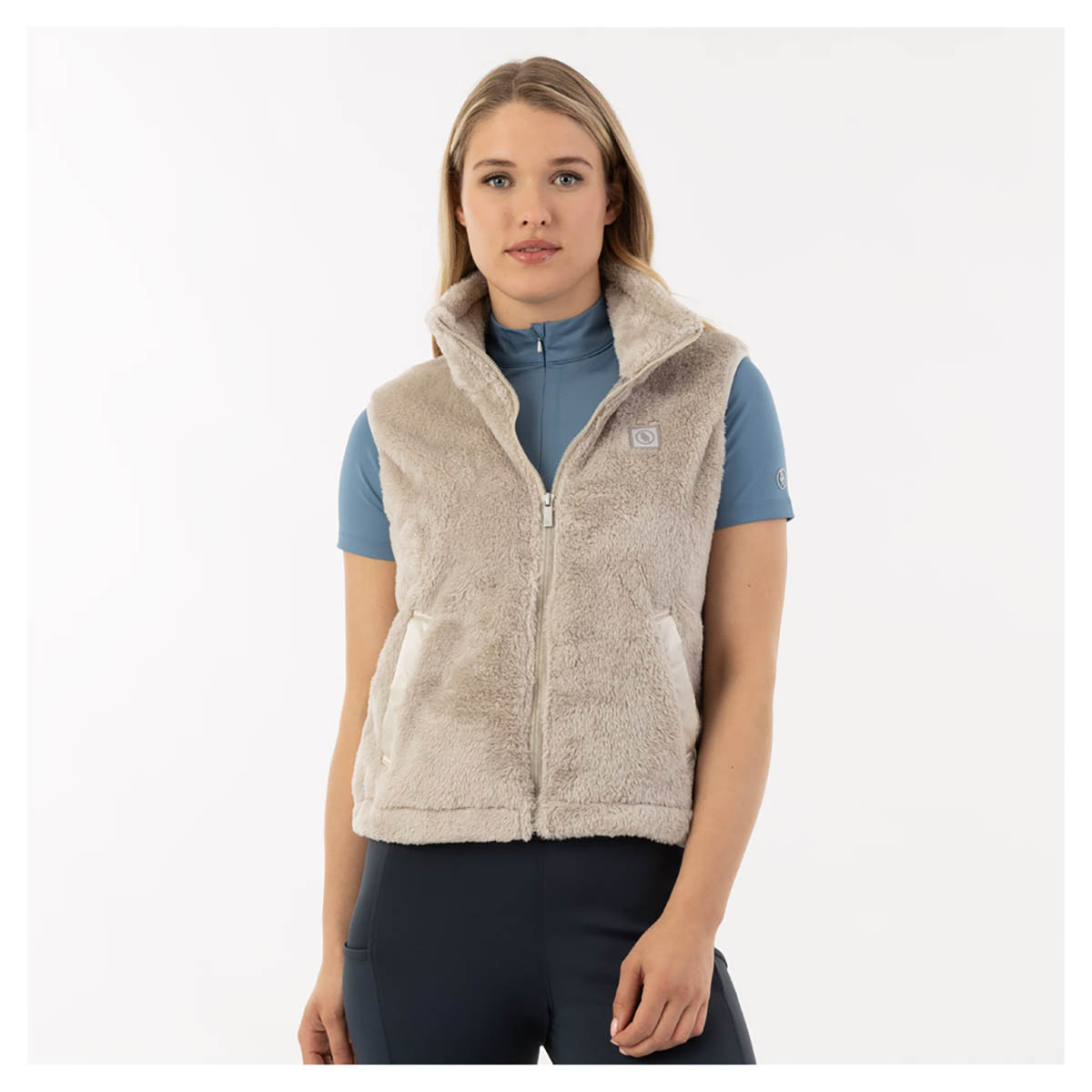 Bodywarmer Br Esther Lichtgrijs, S in lichtgrijs