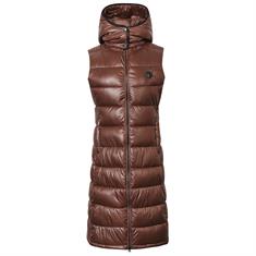 Bodywarmer Covalliero Long Bruin