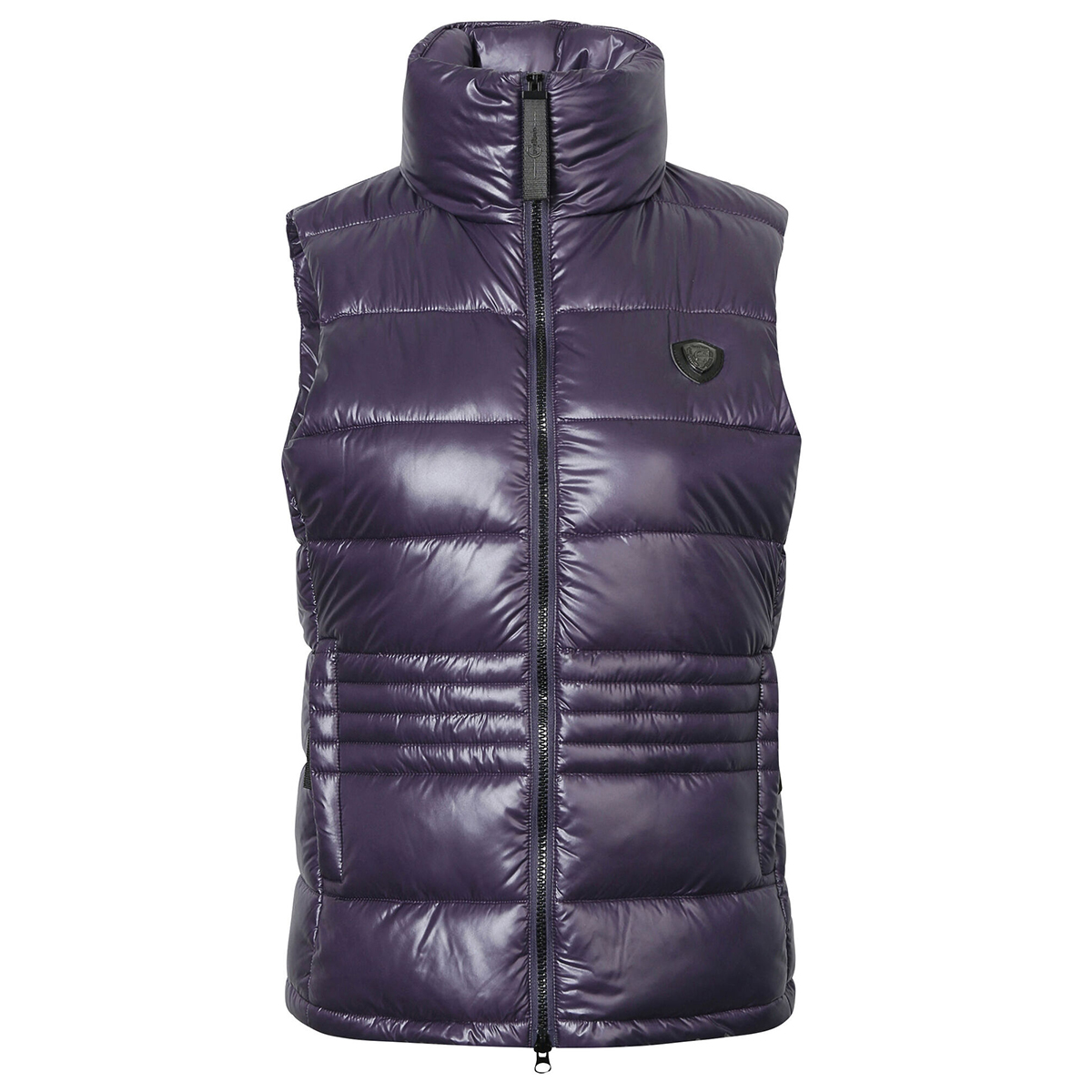 Bodywarmer Covalliero Quilted Donkerpaars, M in donkerpaars
