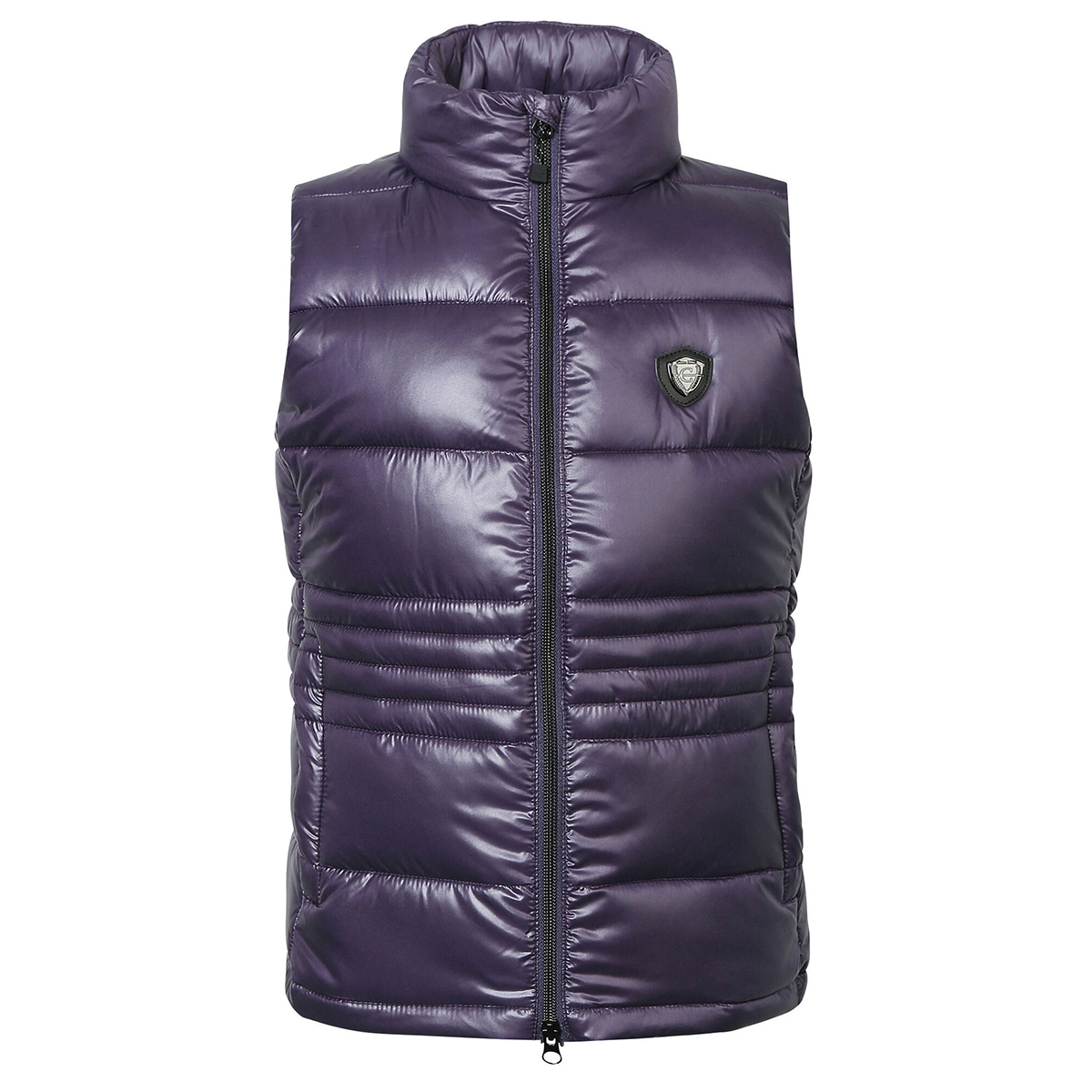Bodywarmer Covalliero Quilted Donkerpaars, 152-158 in donkerpaars