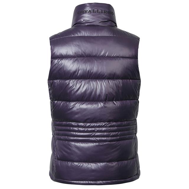 Bodywarmer Covalliero Quilted Donkerpaars
